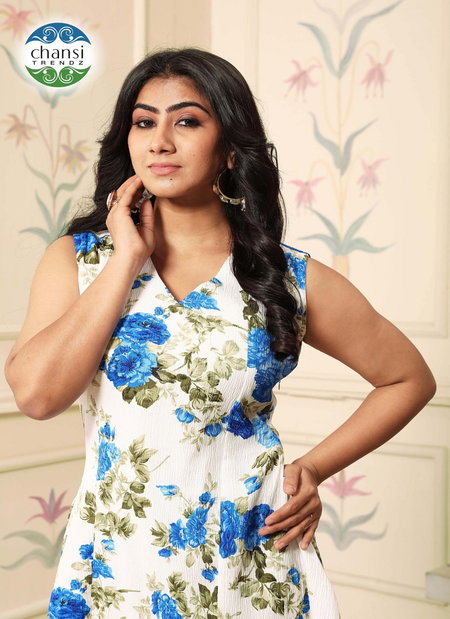 Maulasri By Chansi Trendz Polyster One Piece Western Dress Wholesale Market In Surat